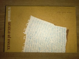 מכתבים מן המדבר הספר חתום עם חתימה של הסופר